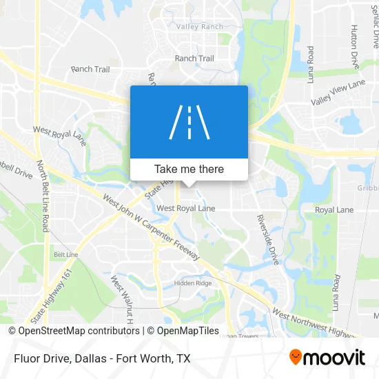 Fluor Drive map