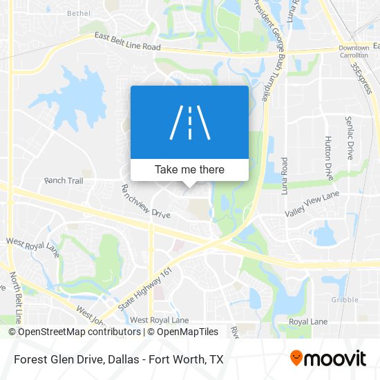 Forest Glen Drive map