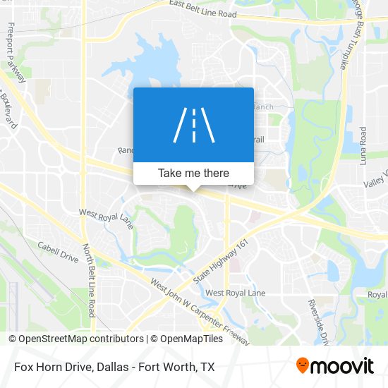 Fox Horn Drive map
