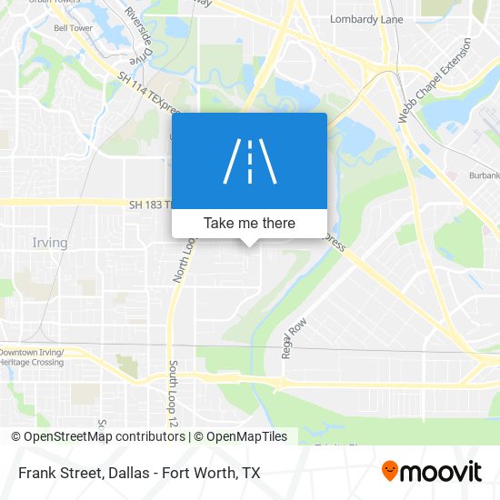 Frank Street map