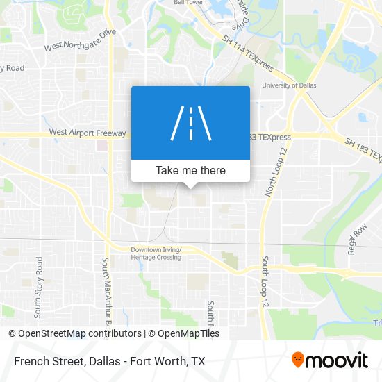 French Street map