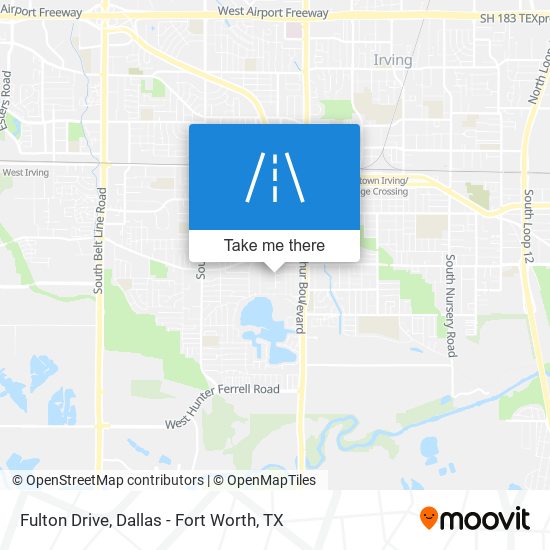 Fulton Drive map