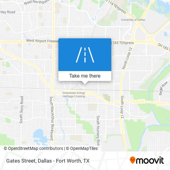 Mapa de Gates Street