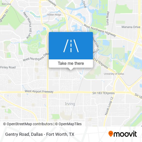 Gentry Road map