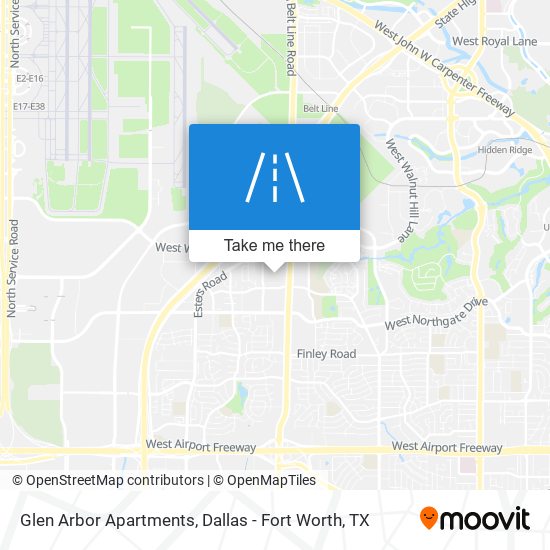 Glen Arbor Apartments map