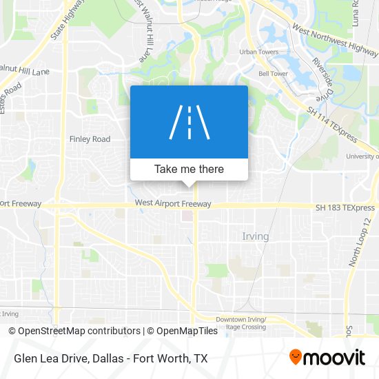 Glen Lea Drive map