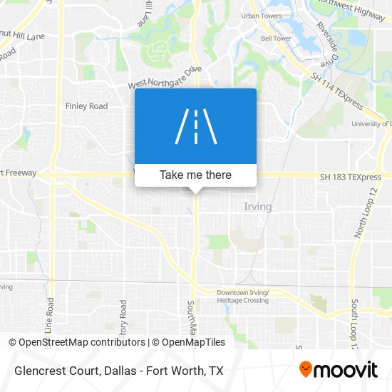Glencrest Court map