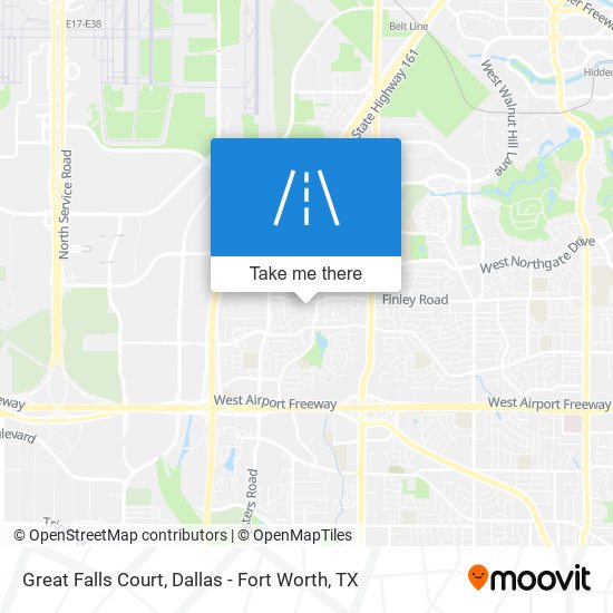 Great Falls Court map