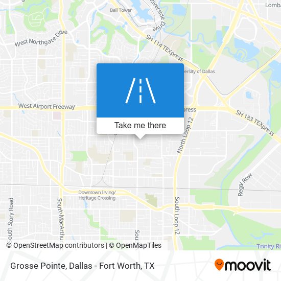 Mapa de Grosse Pointe
