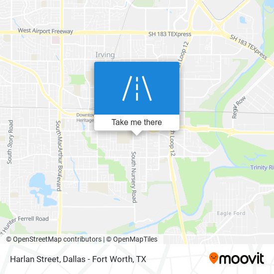 Harlan Street map