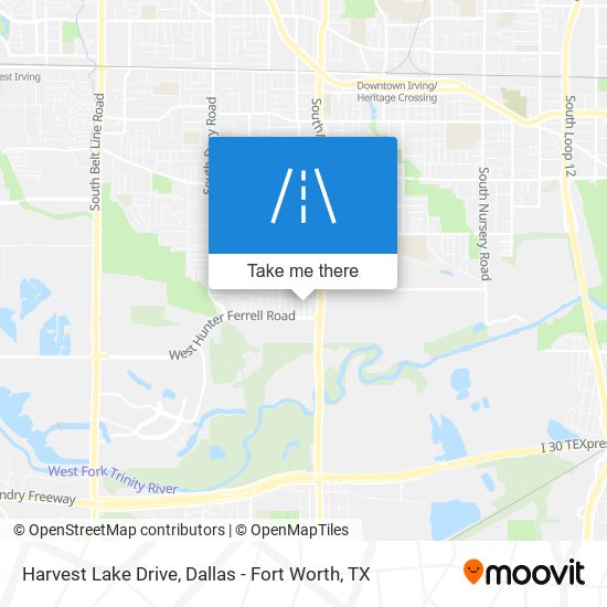 Harvest Lake Drive map