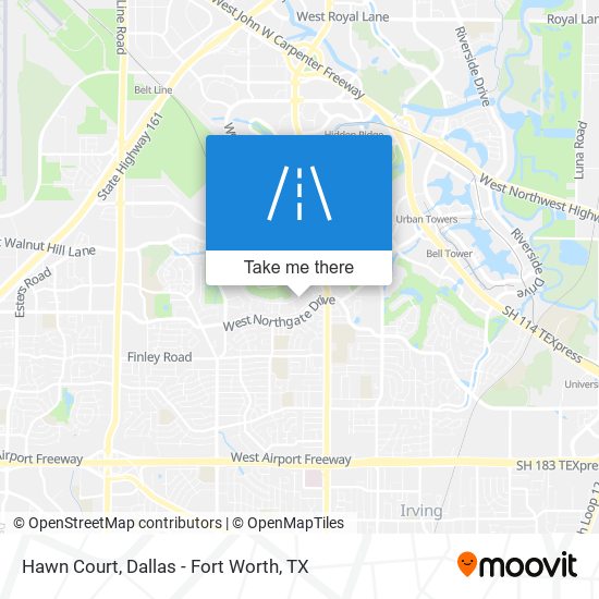 Hawn Court map
