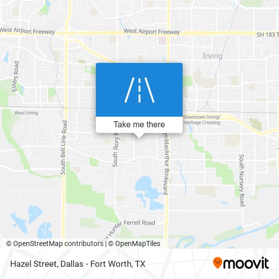 Hazel Street map