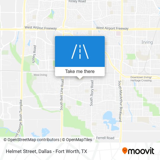 Helmet Street map