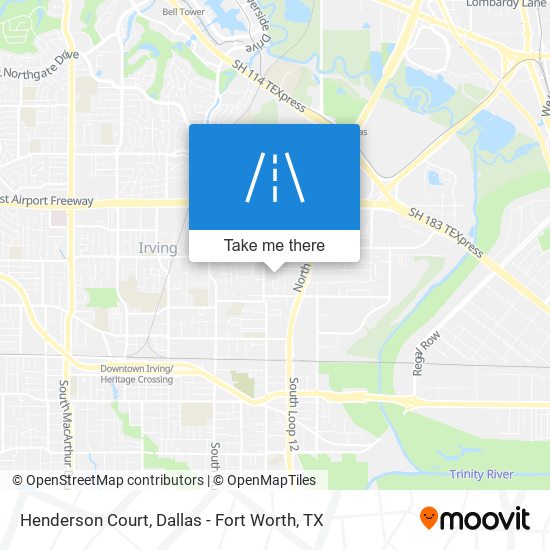 Henderson Court map