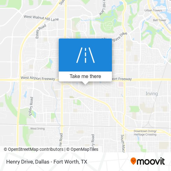 Henry Drive map