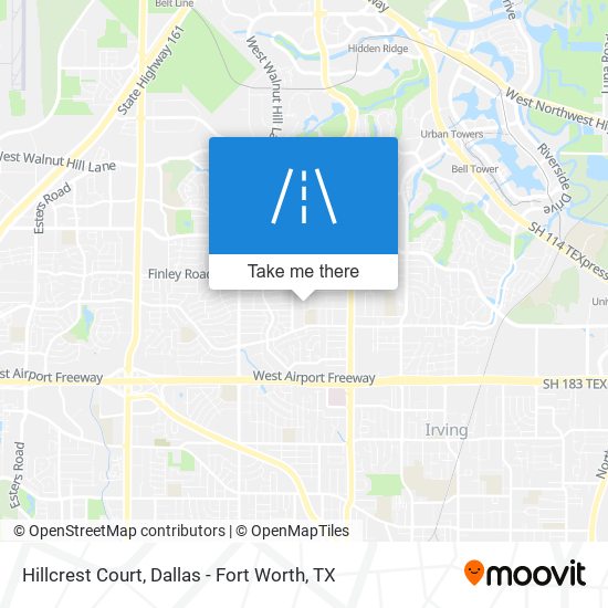 Hillcrest Court map