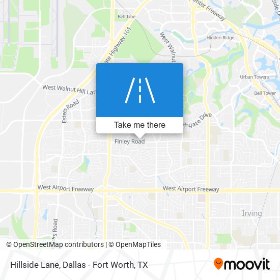 Mapa de Hillside Lane