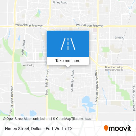 Himes Street map