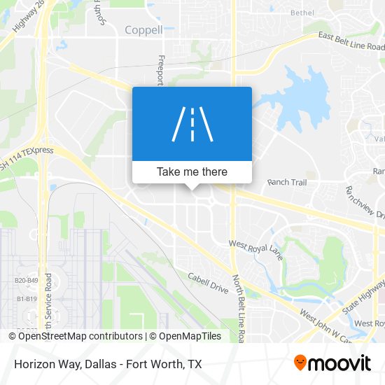 Horizon Way map