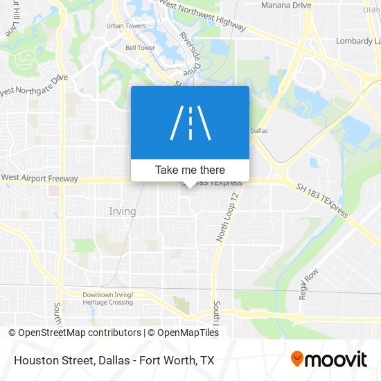 Mapa de Houston Street