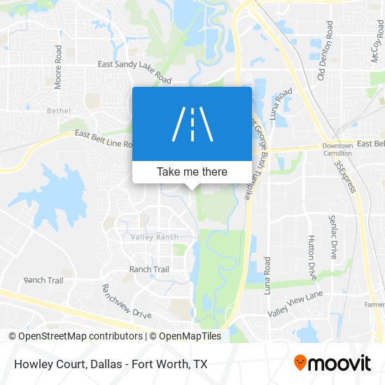 Mapa de Howley Court