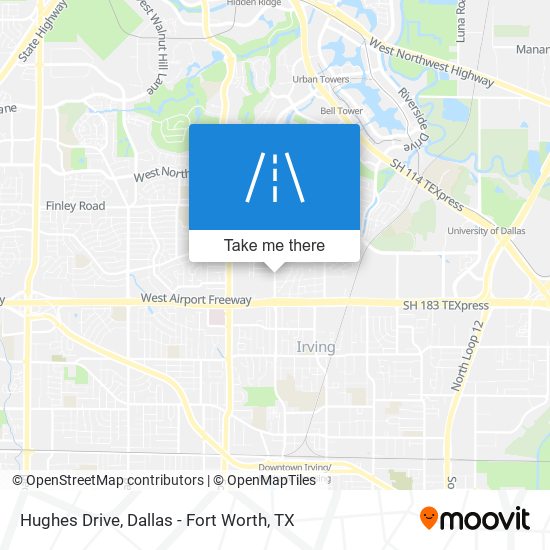 Hughes Drive map