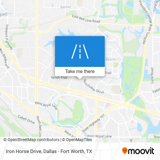 Iron Horse Drive map