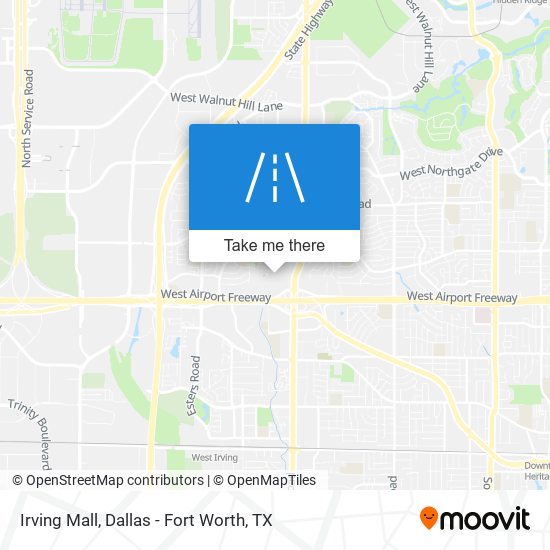 Irving Mall map