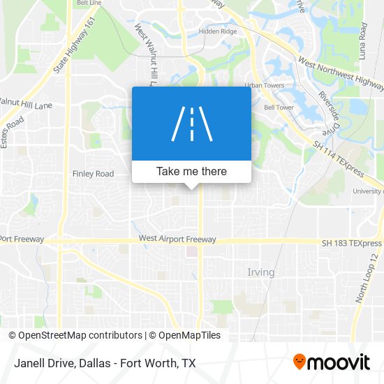Mapa de Janell Drive