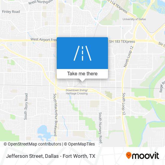 Jefferson Street map