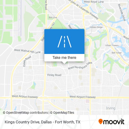 Mapa de Kings Country Drive