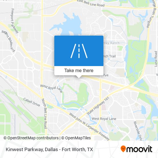 Mapa de Kinwest Parkway