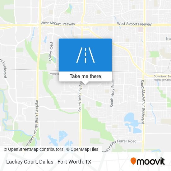 Lackey Court map