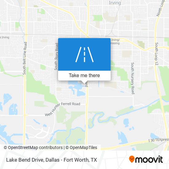 Lake Bend Drive map