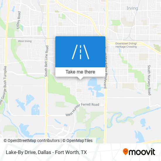 Lake-By Drive map