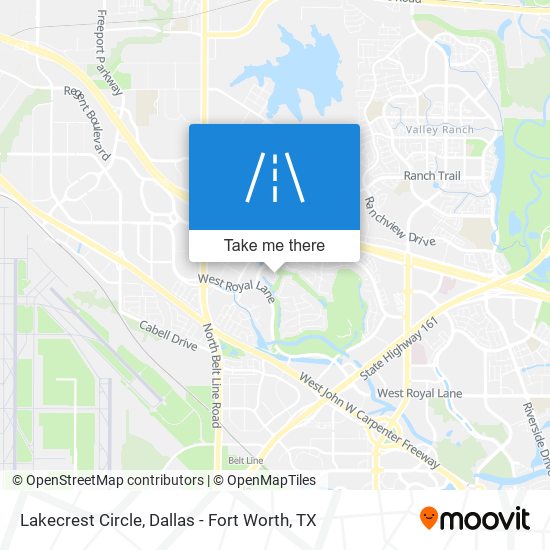 Mapa de Lakecrest Circle