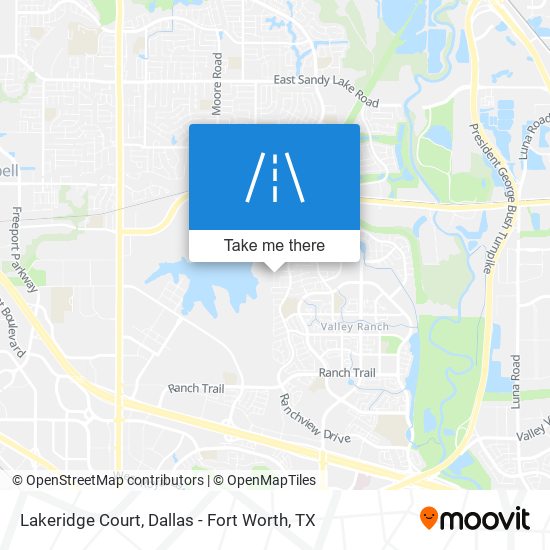 Lakeridge Court map
