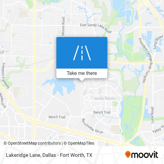 Lakeridge Lane map