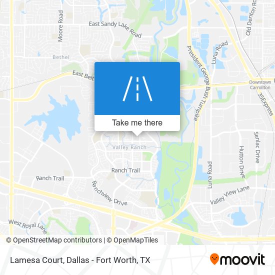 Lamesa Court map