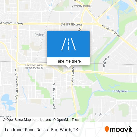 Mapa de Landmark Road
