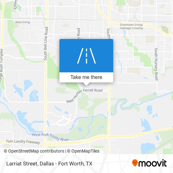 Larriat Street map