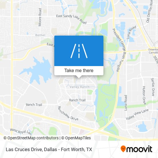 Mapa de Las Cruces Drive