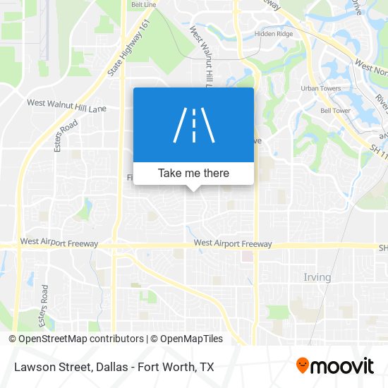 Mapa de Lawson Street