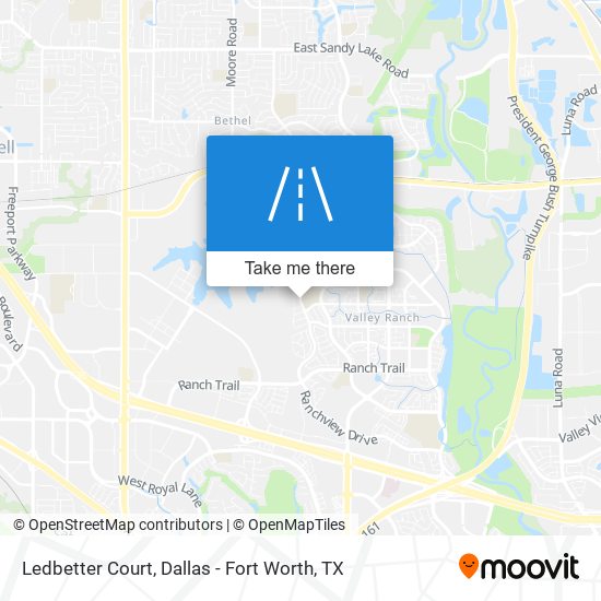 Mapa de Ledbetter Court