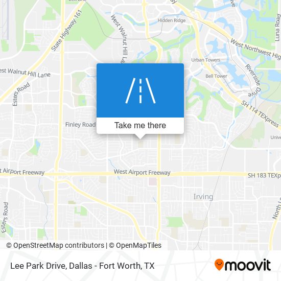 Lee Park Drive map