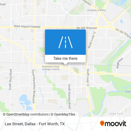 Lee Street map