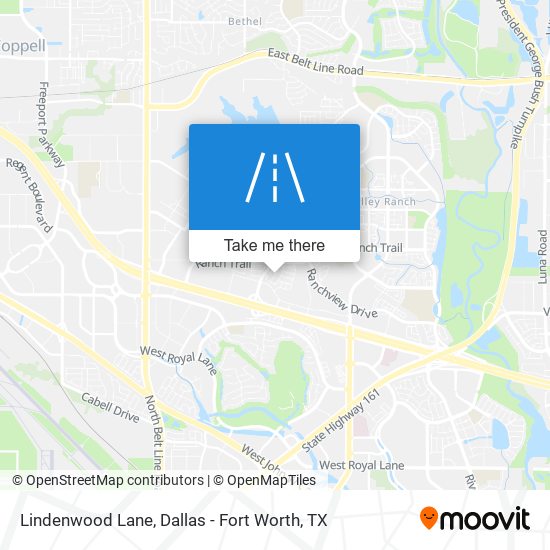 Lindenwood Lane map