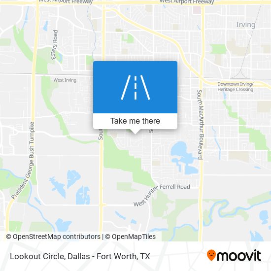 Mapa de Lookout Circle