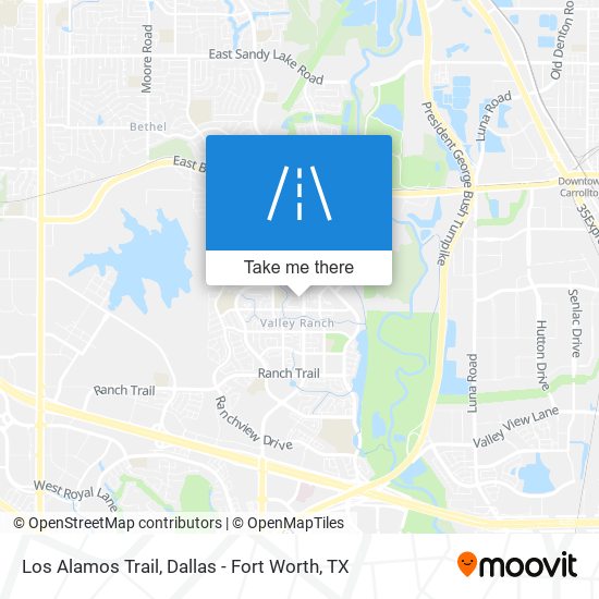 Los Alamos Trail map
